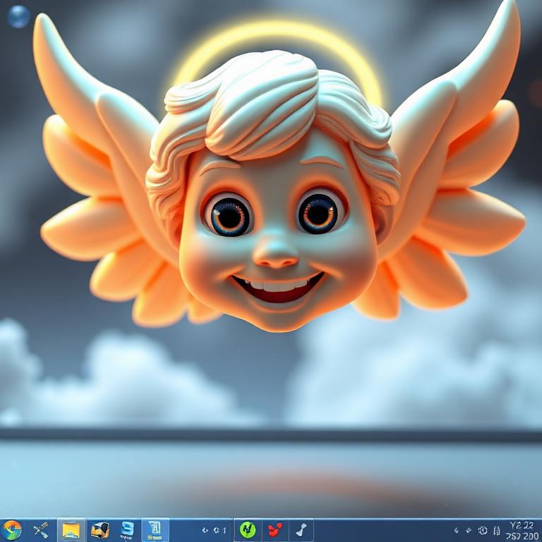 POV: HR found the biblically accurate angel in your zoom background.